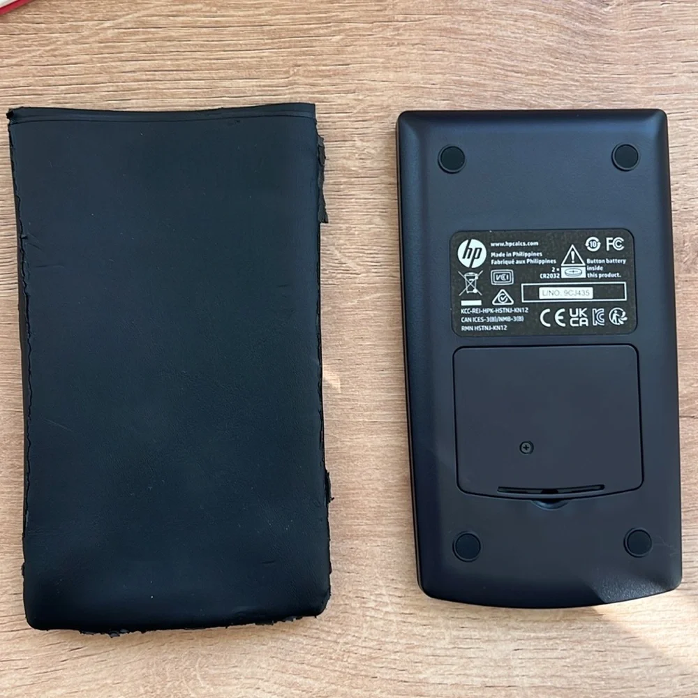 HP 10bII+ Financial Calculator in Black and Gray